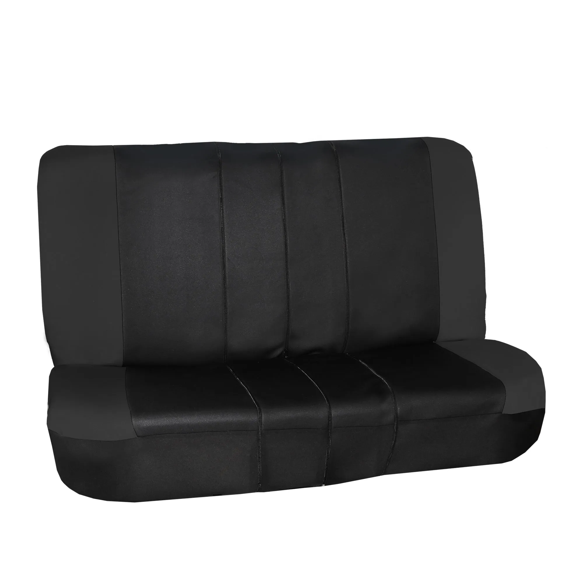 Neo-Modern Neoprene Seat Covers Rear Set - Black