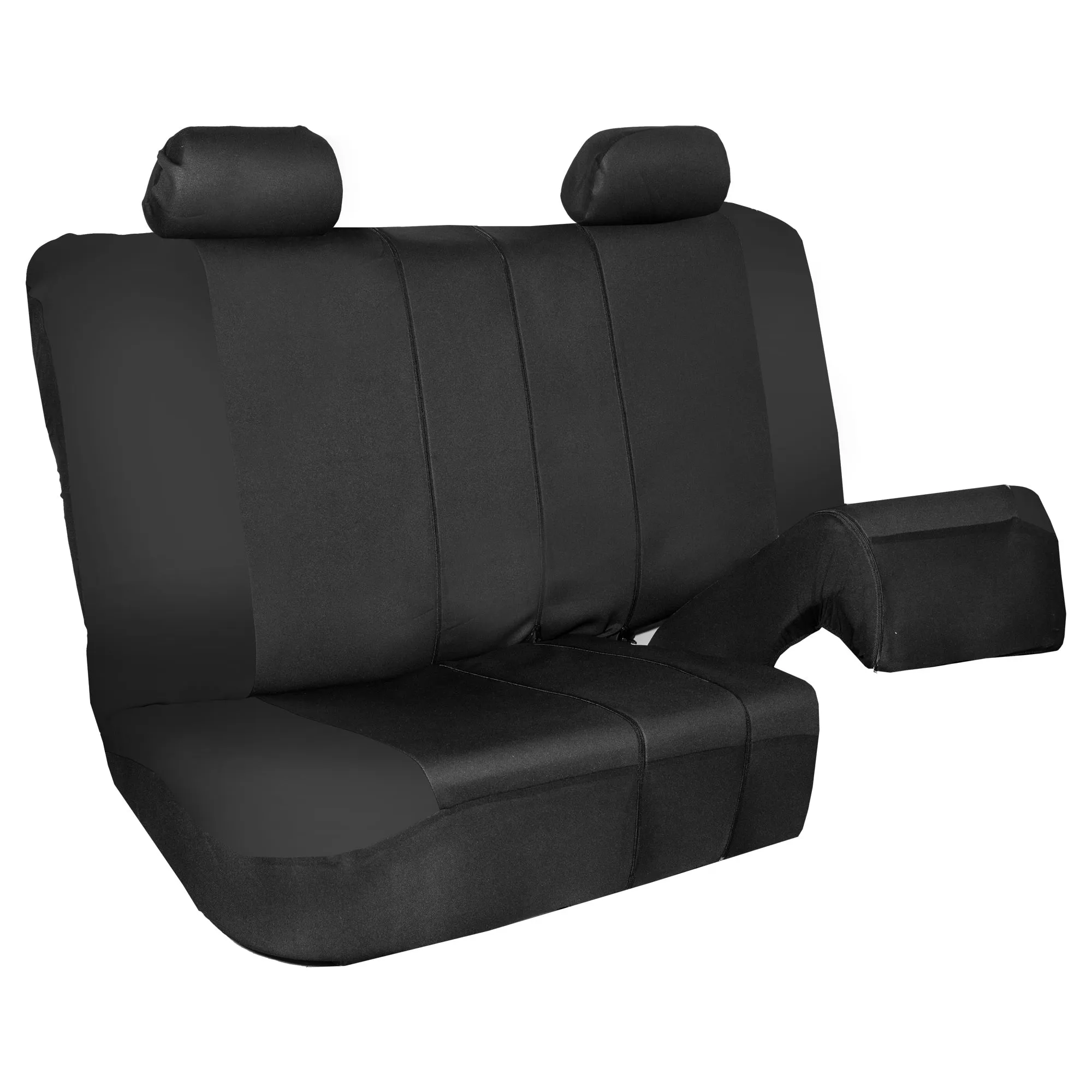 Neo-Modern Neoprene Seat Covers Rear Set - Black