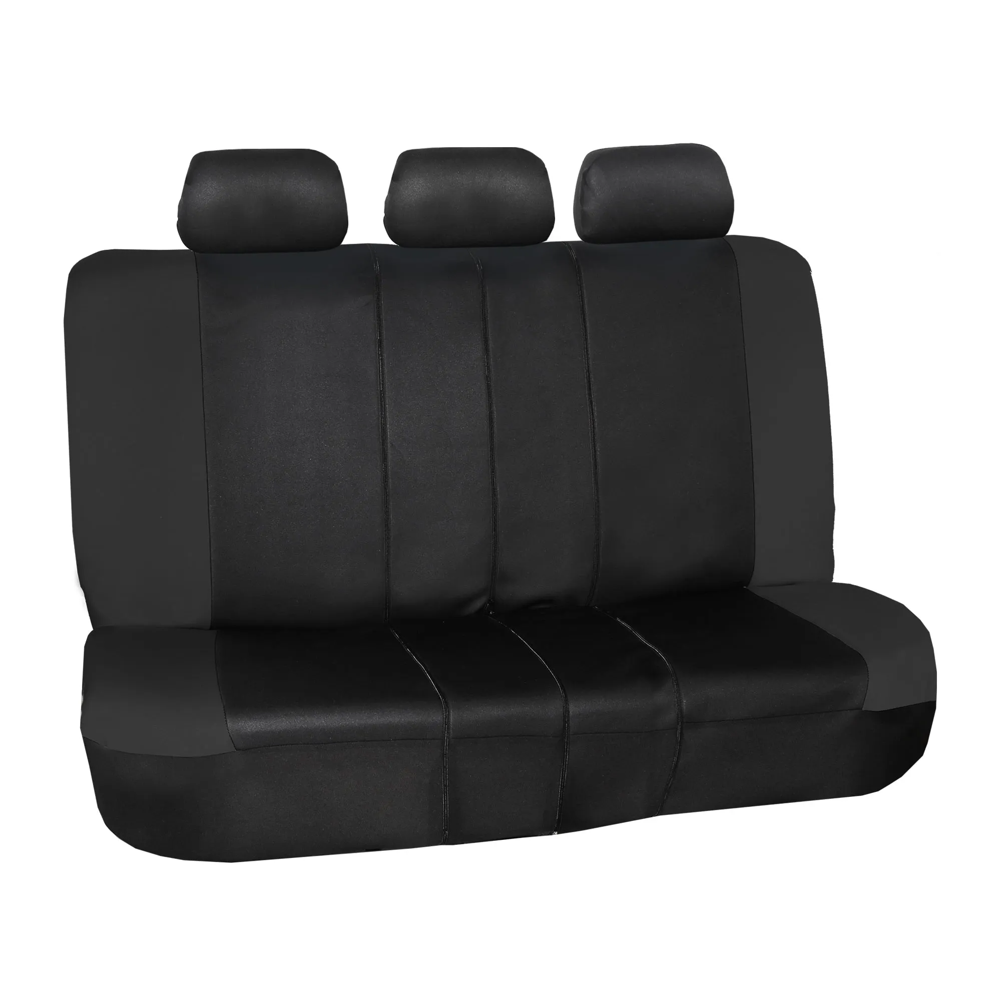 Neo-Modern Neoprene Seat Covers Rear Set - Black