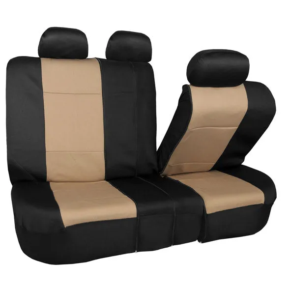 Neoprene Seat Covers - Rear Beige