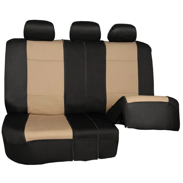 Neoprene Seat Covers - Rear Beige