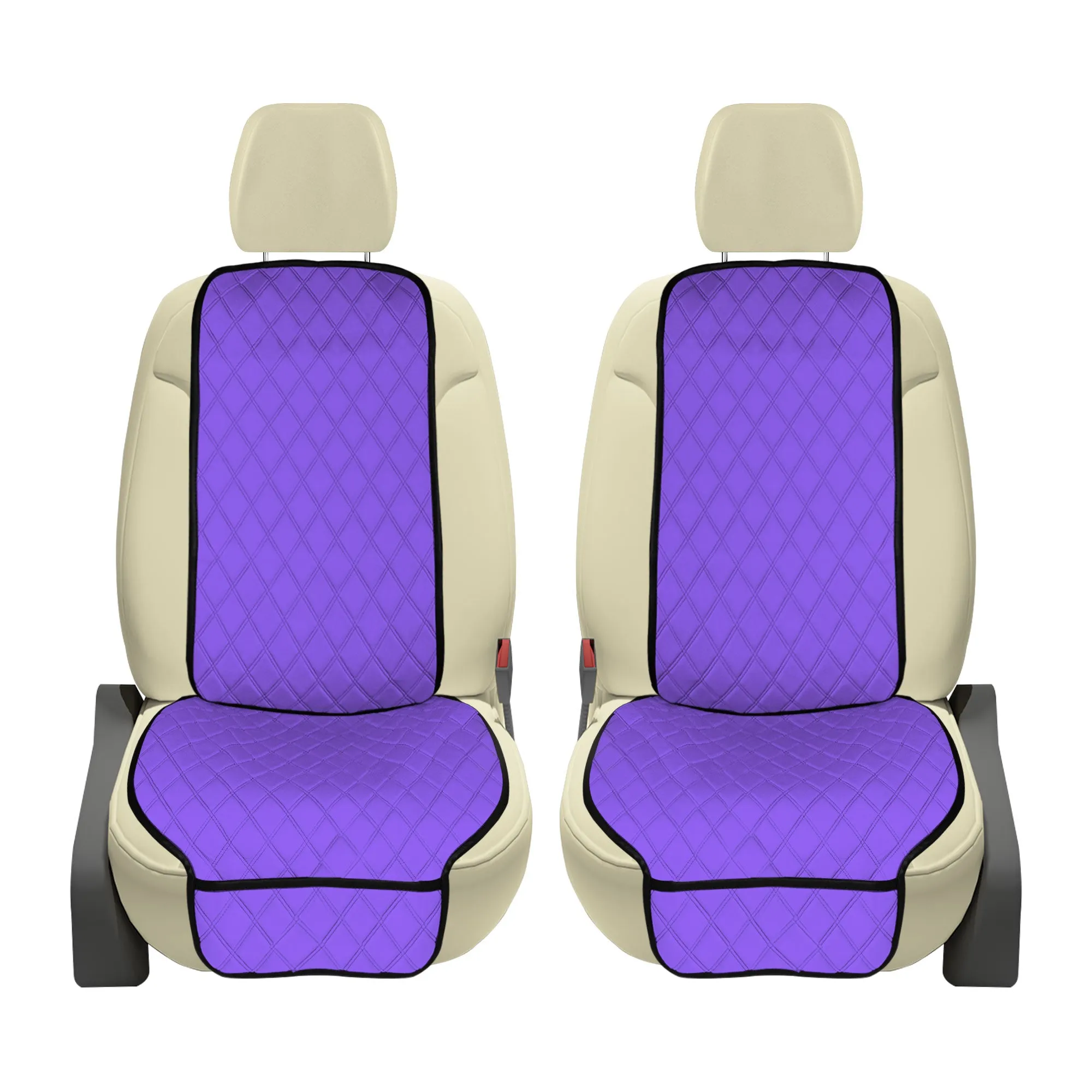 NeoSupreme Seat Protectors - Front Set - 2pc Solid Purple