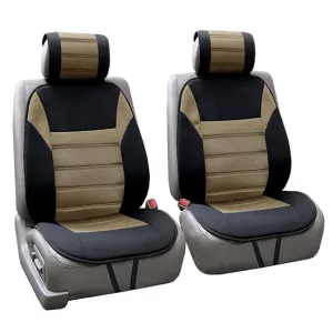 Premium Car Seat Cushions - Front Set Beige