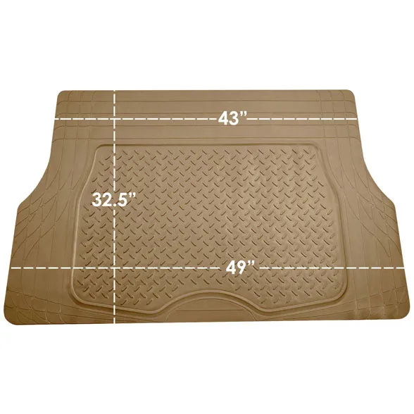 Premium ClimaProof Trimmable Non-Slip Vinyl Cargo Liner Beige