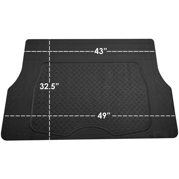 Premium ClimaProof Trimmable Non-Slip Vinyl Cargo Liner Black