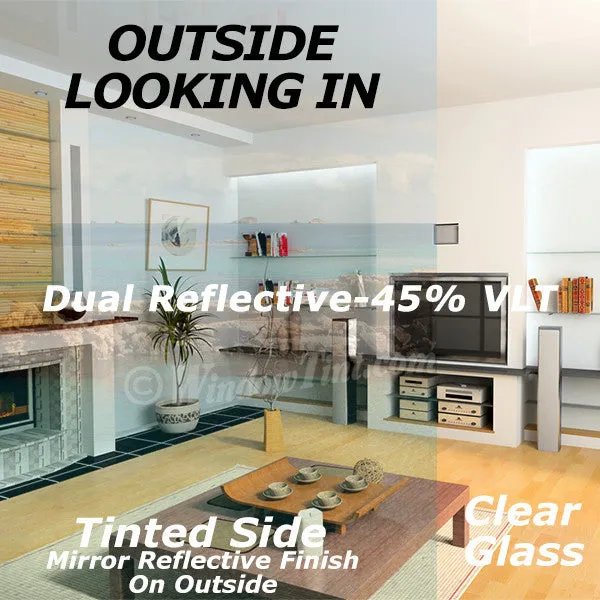 Premium Dual Reflective Window Film 45% VLT