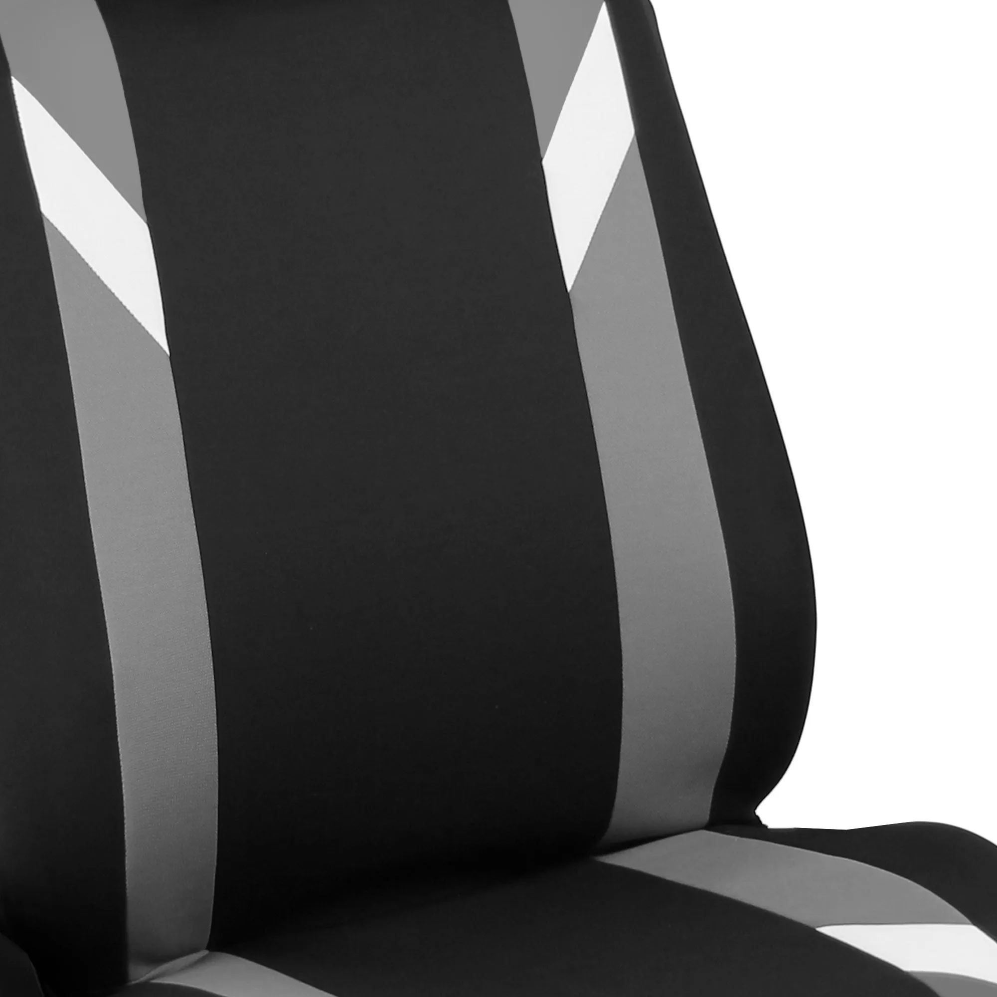 Premium Modernistic Seat Covers - Full Set Gray