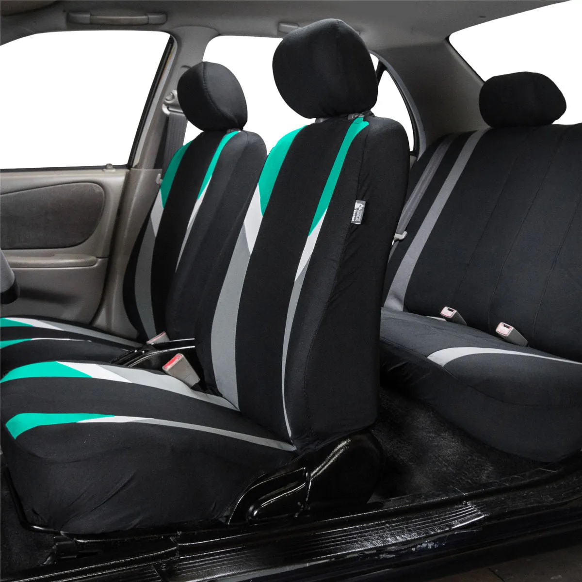 Premium Modernistic Seat Covers - Full Set Mint