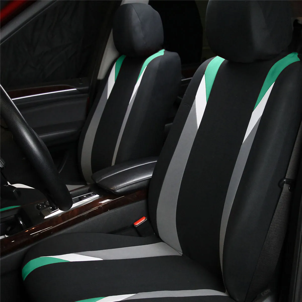 Premium Modernistic Seat Covers - Full Set Mint