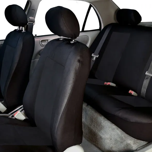 Premium Waterproof Seat Covers - Full Set Black