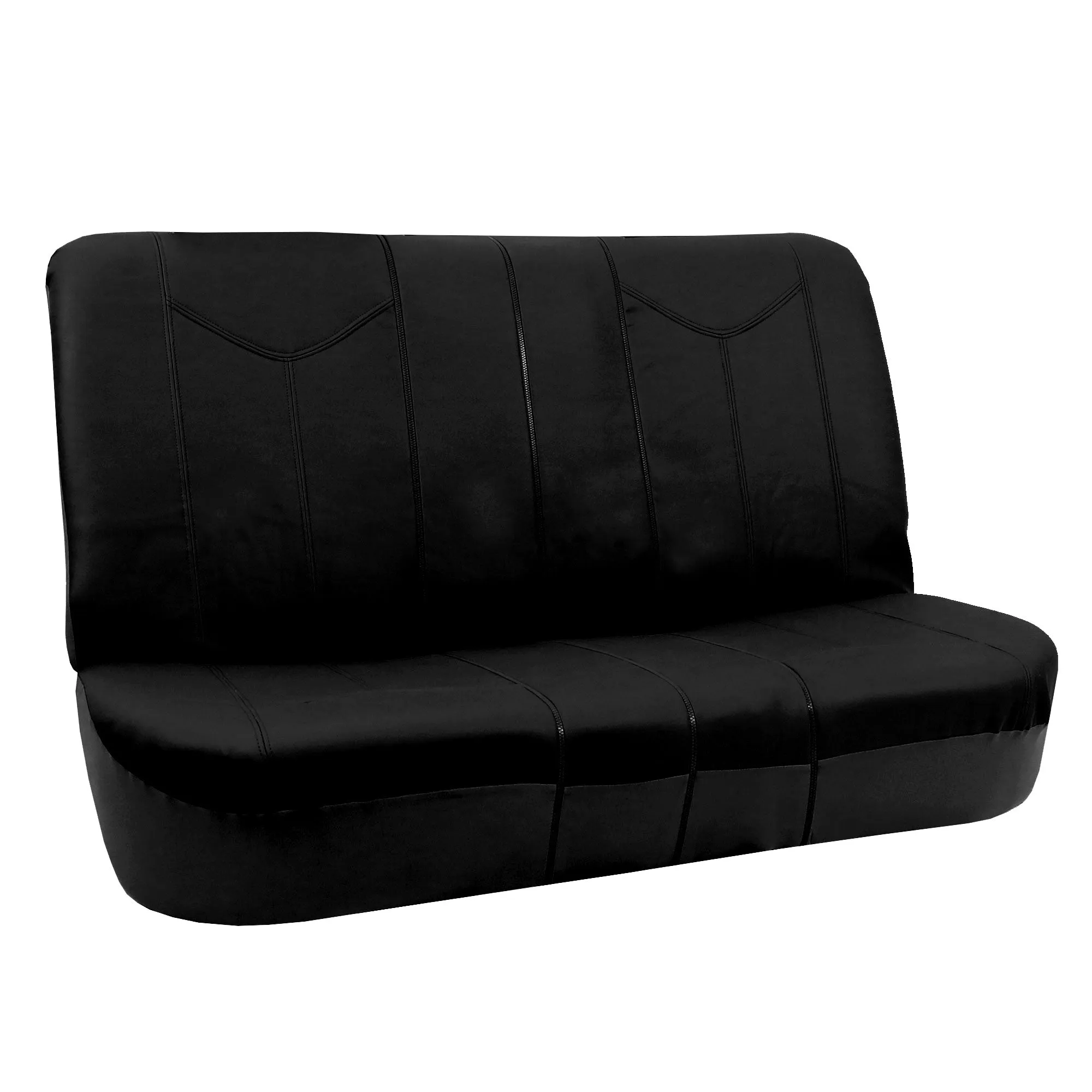 PU Leather Rome Seat Covers - Full Set Black