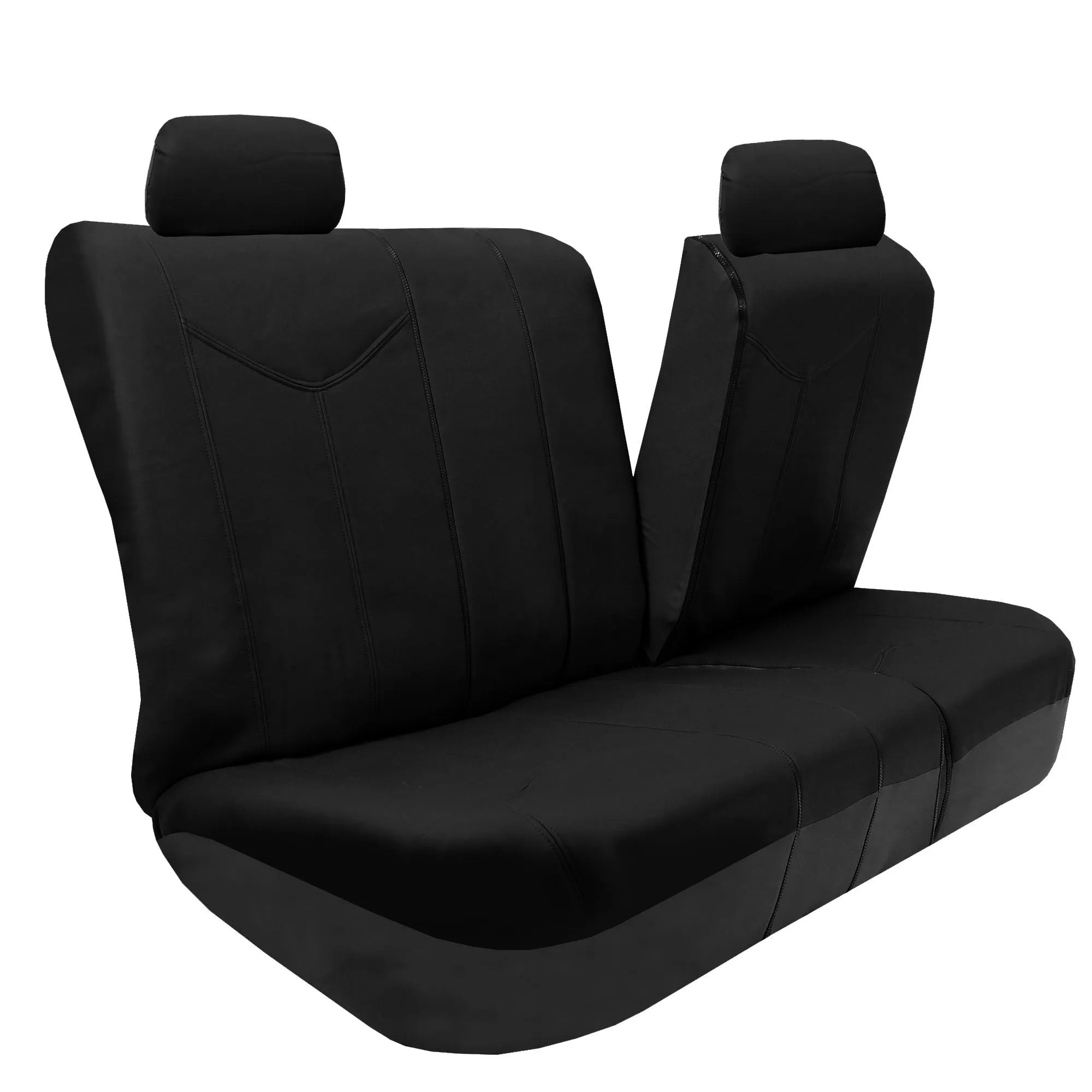 PU Leather Rome Seat Covers - Full Set Black