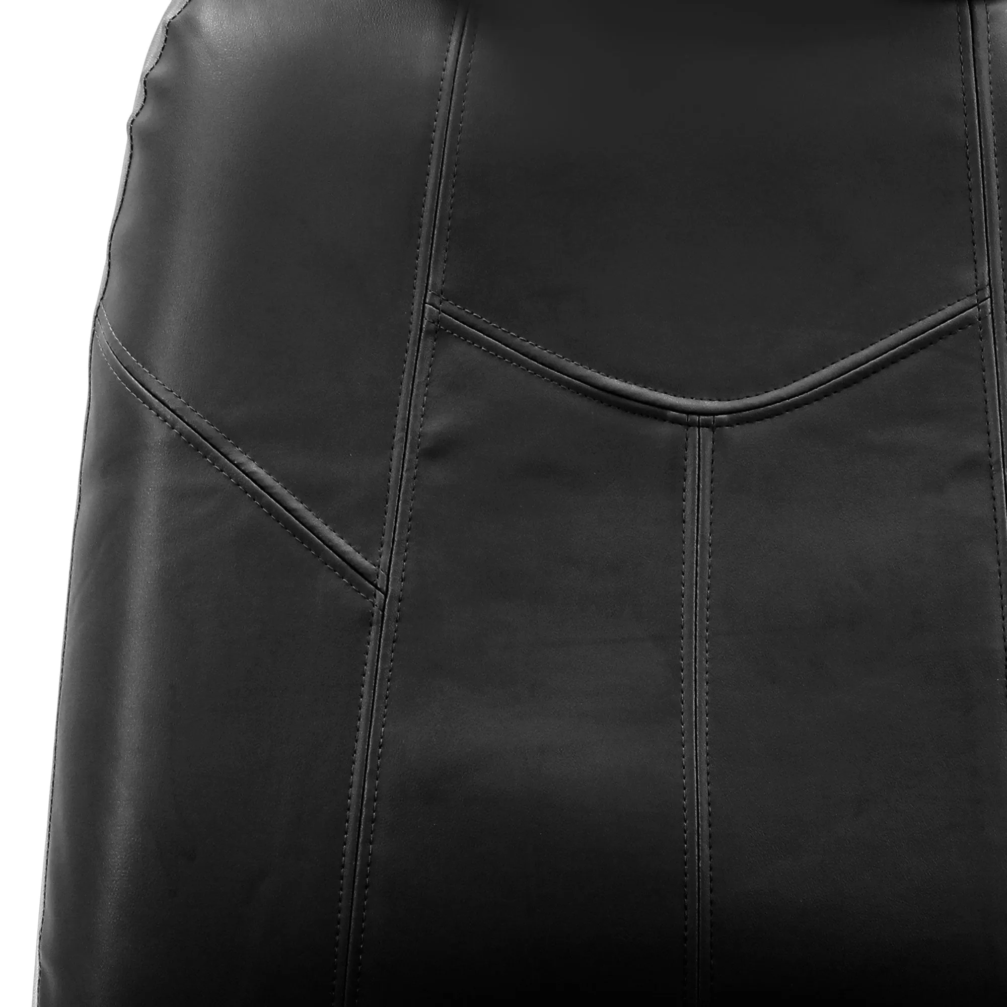 PU Leather Rome Seat Covers - Full Set Black