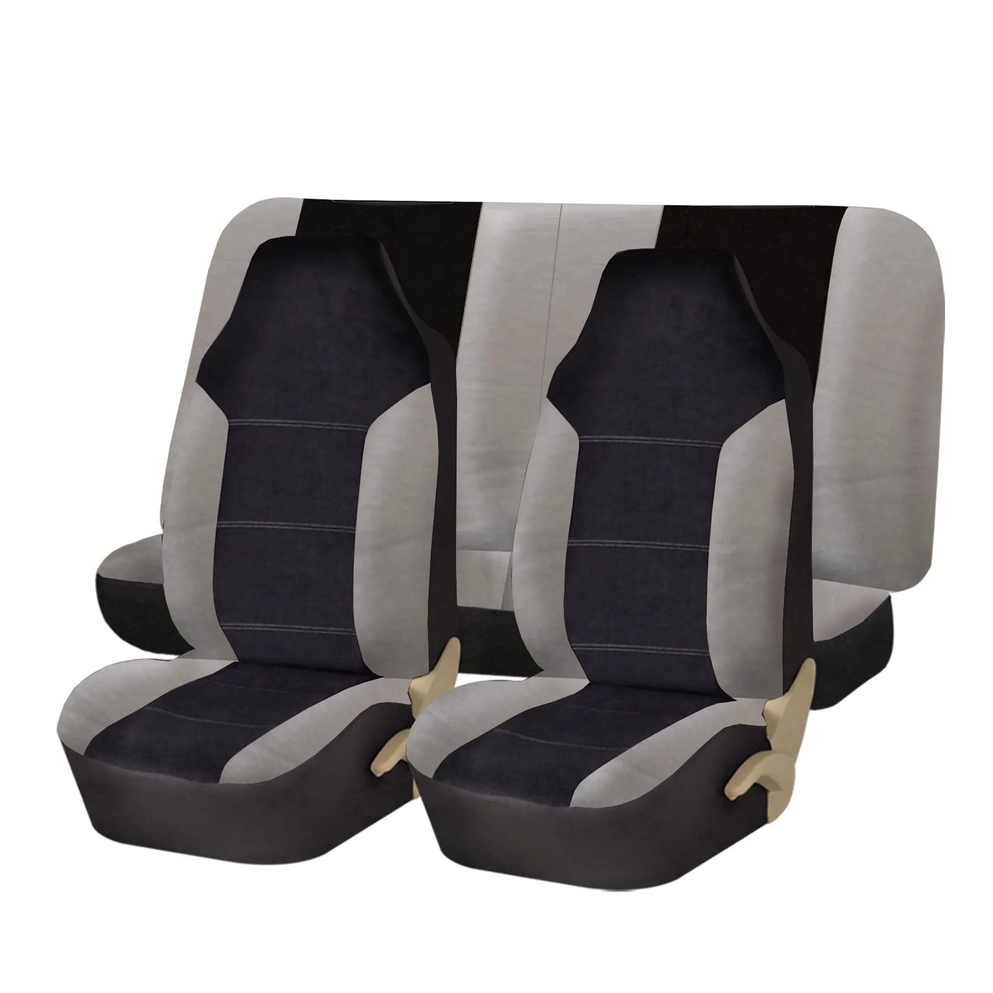 Royal Mix Car Seat Covers - Full Gray