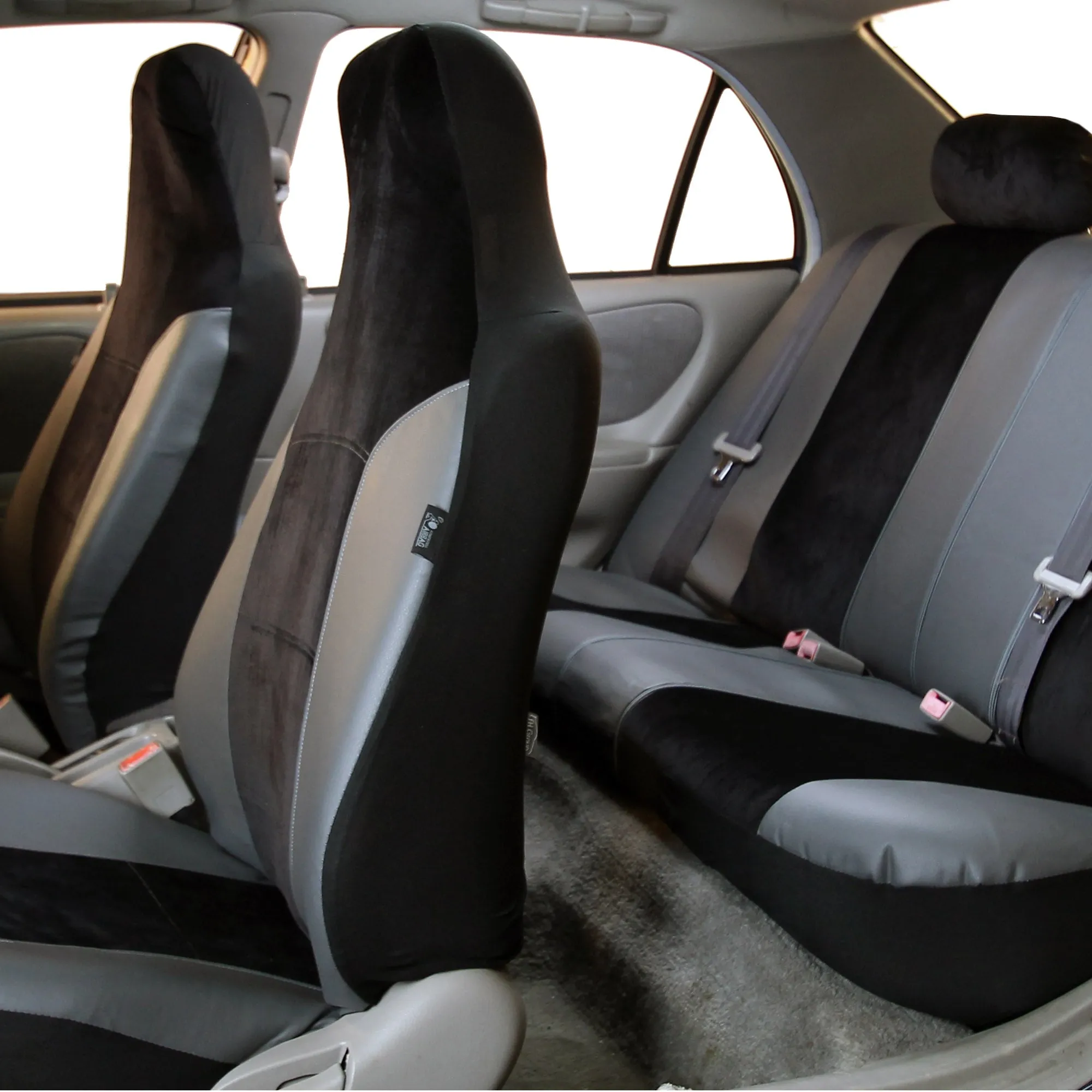 Royal Mix Car Seat Covers - Full Gray