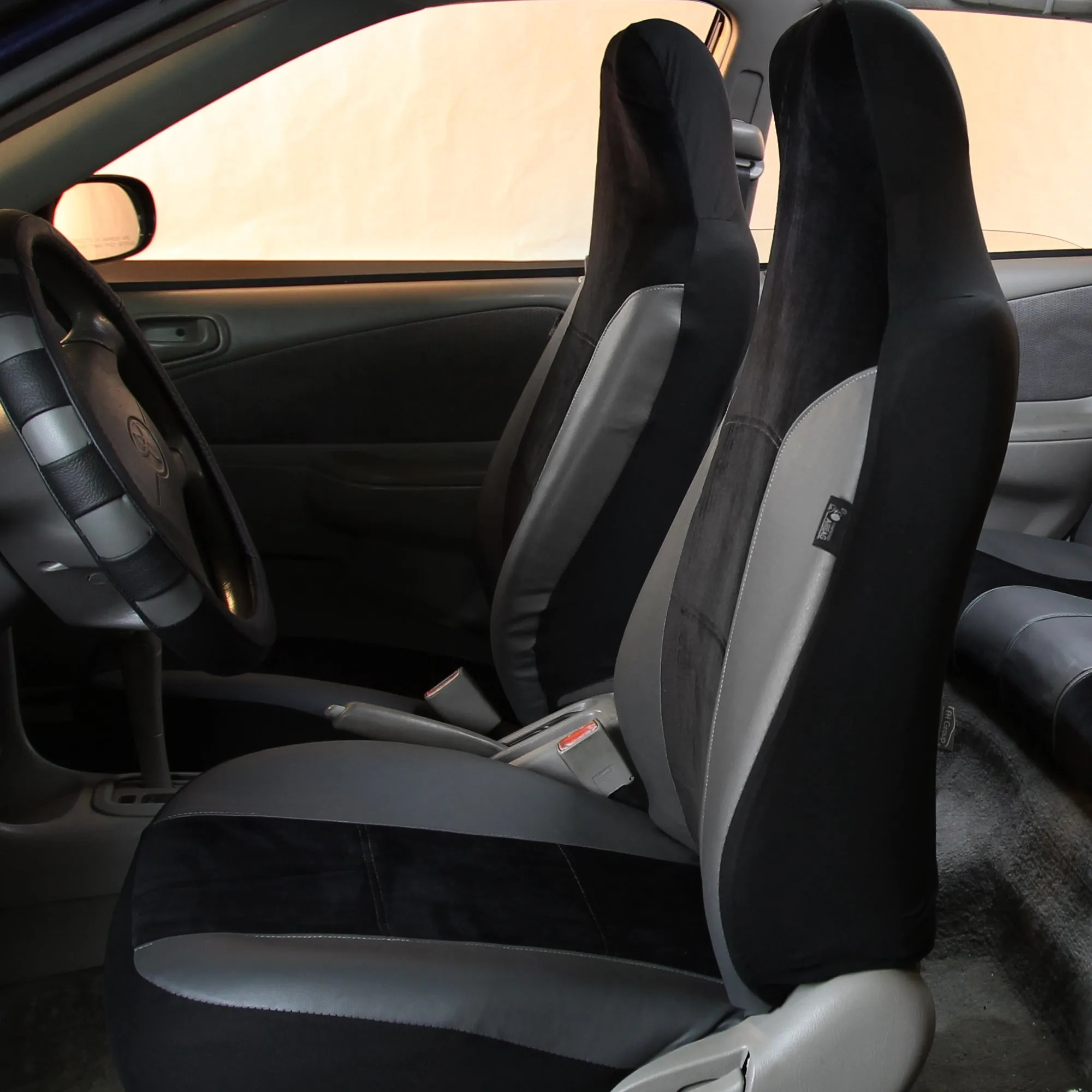 Royal Mix Car Seat Covers - Full Gray