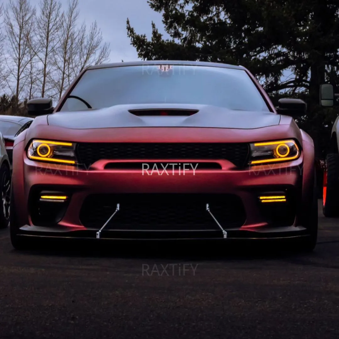 Satin Chrome Silk Oxide Red Vinyl Wrap