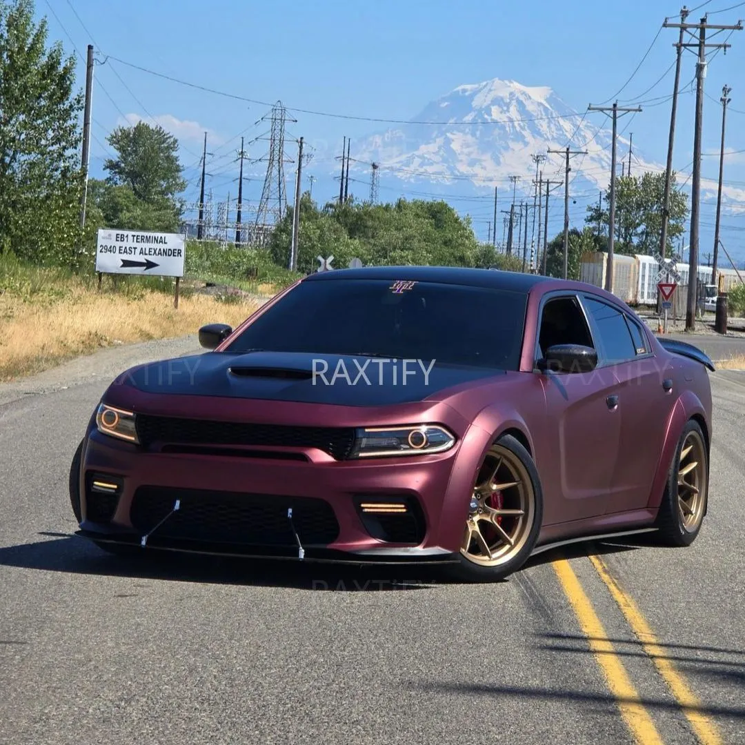 Satin Chrome Silk Oxide Red Vinyl Wrap