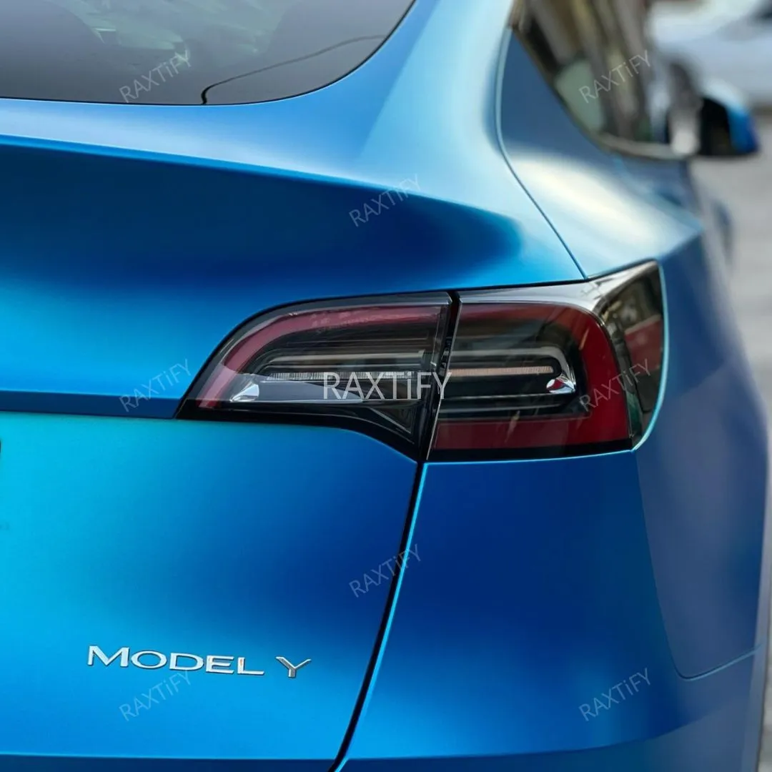 Satin Metallic Deep Blue Vinyl Wrap