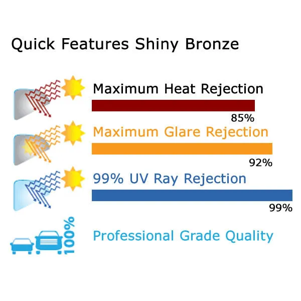 Shiny Bronze Window Film