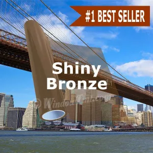 Shiny Bronze Window Film