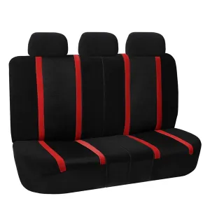 Sports Seat Covers - Rear Red