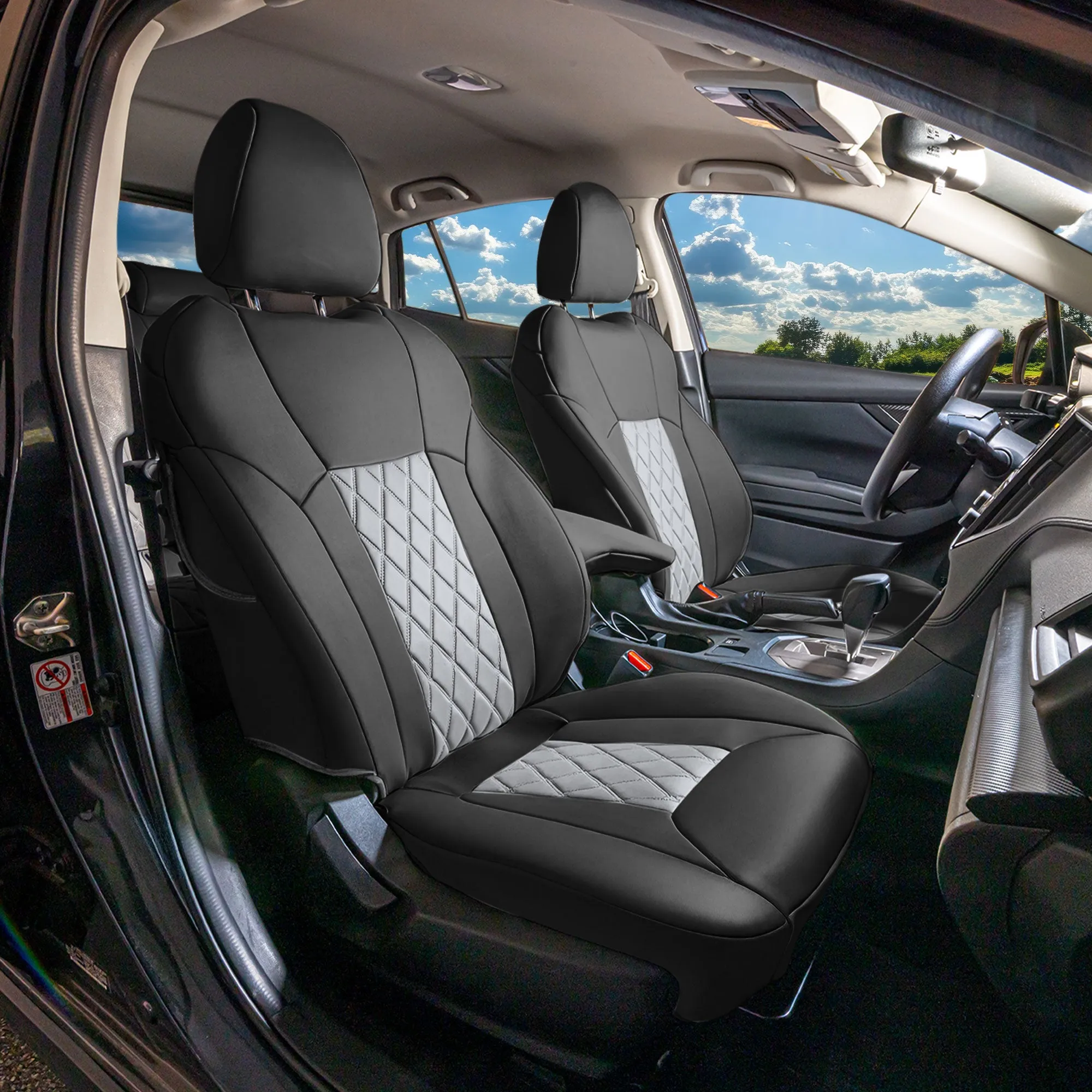 Subaru Crosstrek 2018-2023 - Full Set Seat Covers - Gray Ultraflex Neoprene