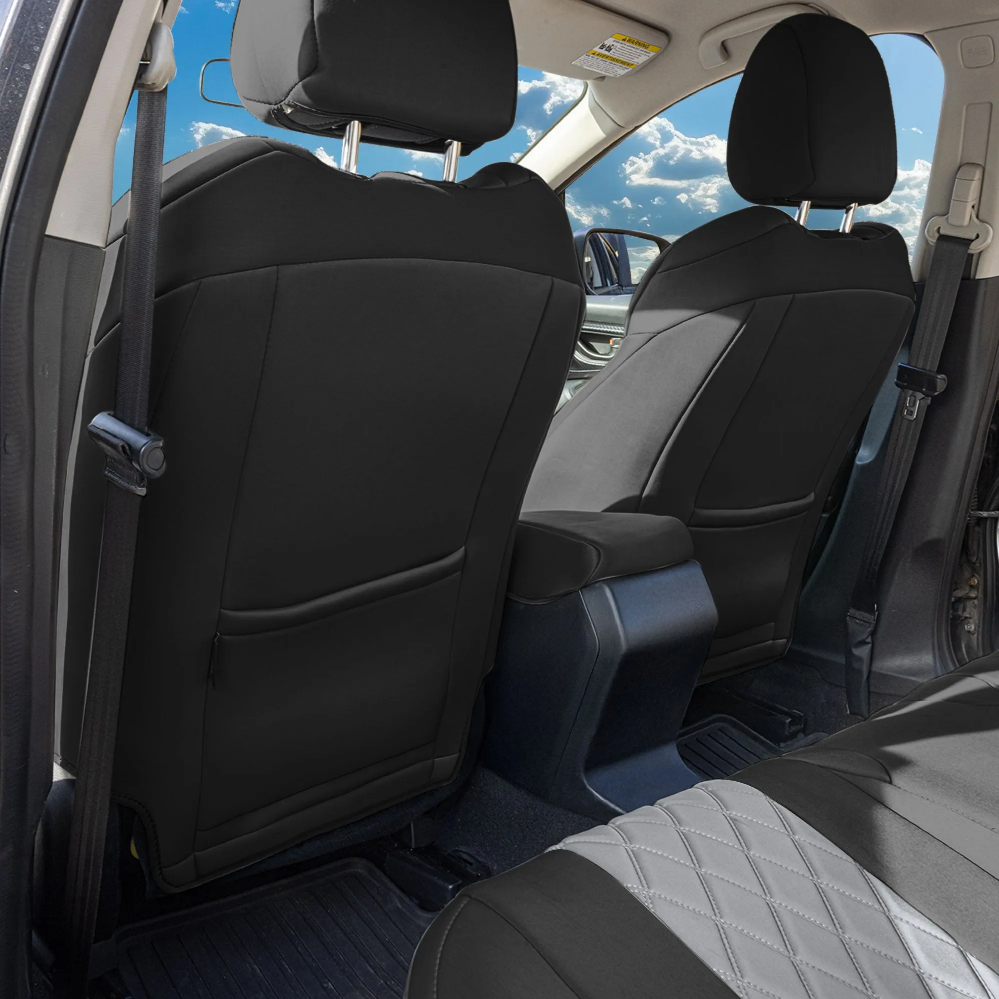 Subaru Crosstrek 2018-2023 - Full Set Seat Covers - Gray Ultraflex Neoprene