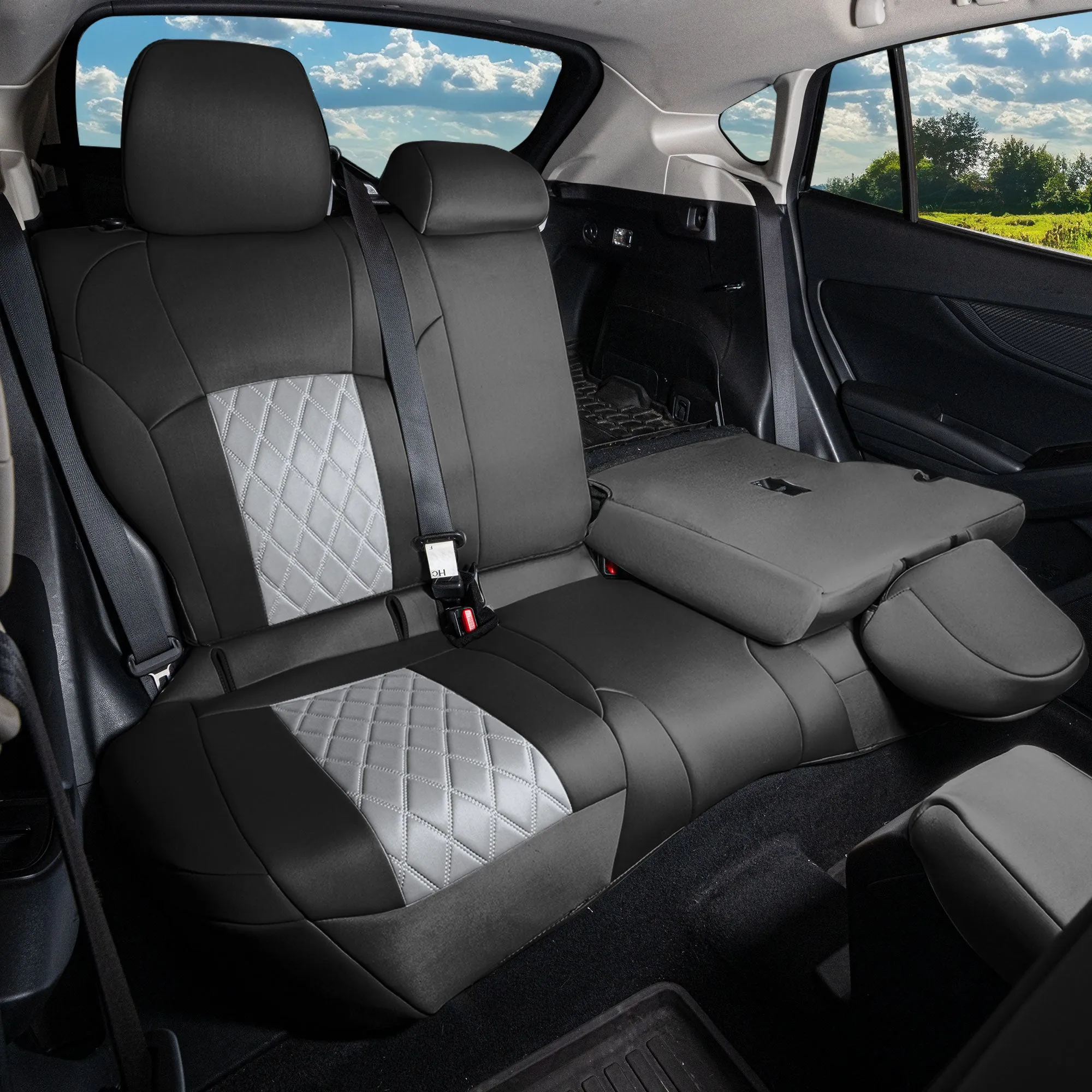 Subaru Crosstrek 2018-2023 - Full Set Seat Covers - Gray Ultraflex Neoprene