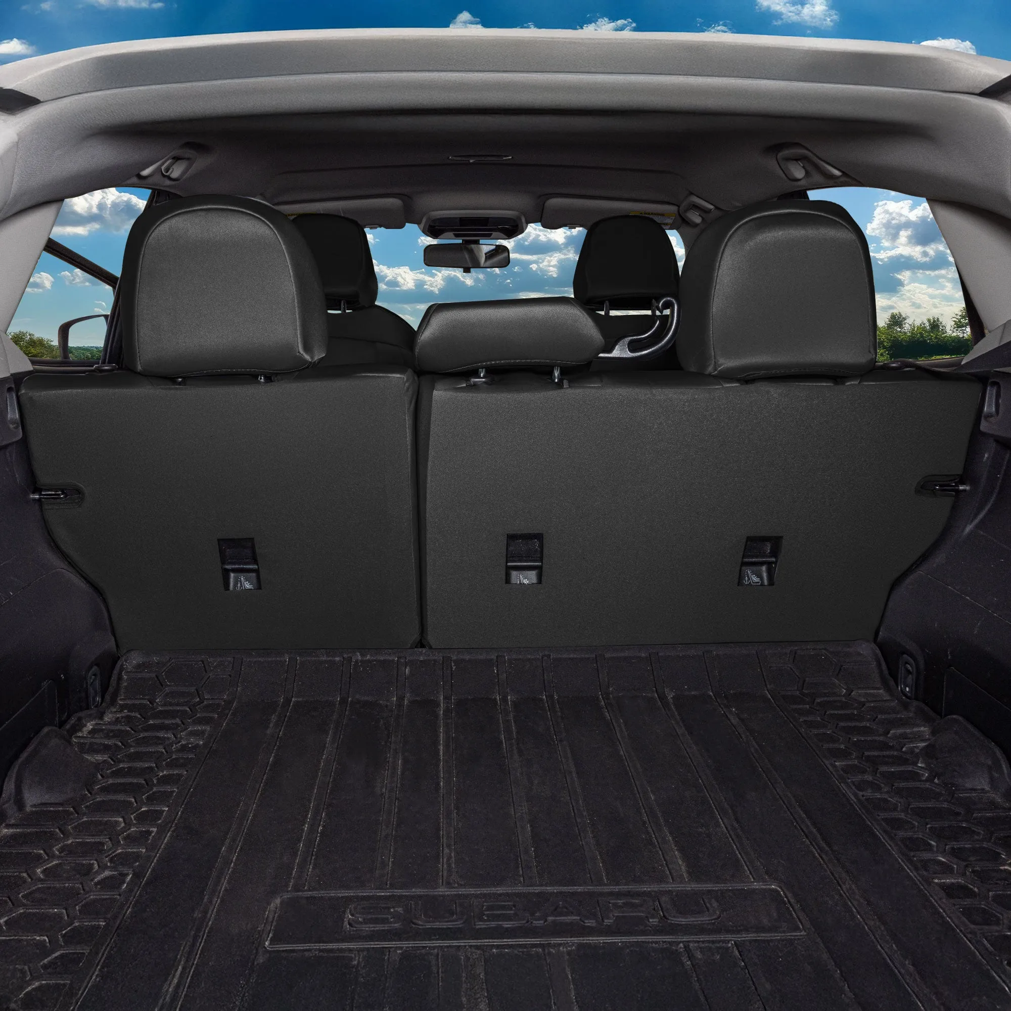 Subaru Crosstrek 2018-2023 - Full Set Seat Covers - Gray Ultraflex Neoprene