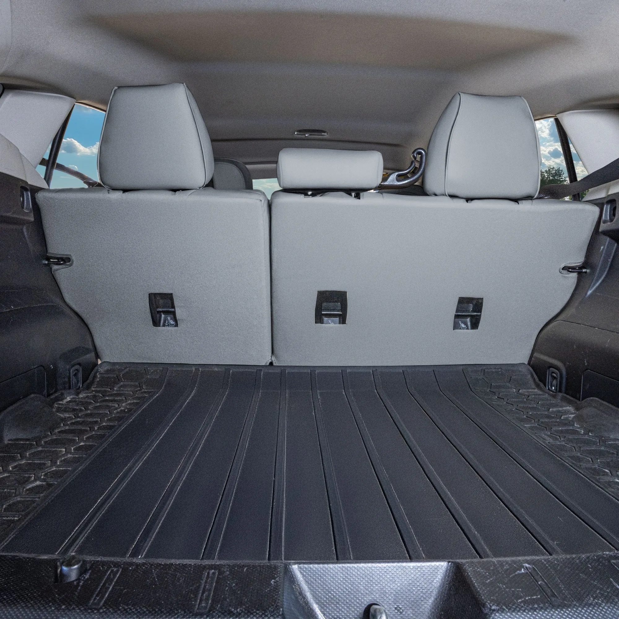 Subaru Crosstrek 2018-2023 - Full Set Seat Covers - Solid Gray Faux Leather