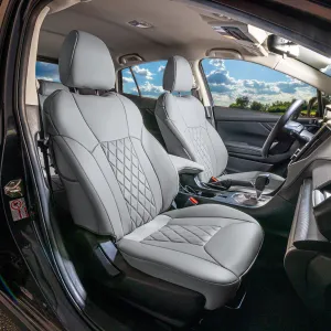 Subaru Crosstrek 2018-2023 - Full Set Seat Covers - Solid Gray Ultraflex Neoprene