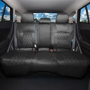 Subaru Crosstrek 2018-2023 - Rear Set Seat Covers - Black Ultraflex Neoprene