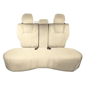 Subaru Forester 2019-2024 - Rear Set Seat Covers - Beige Faux Leather
