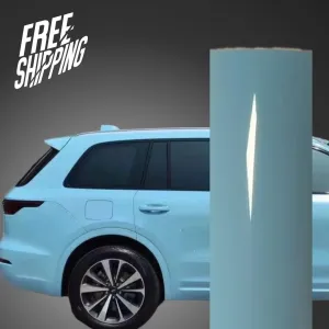 Super Gloss Marina Blue Car Wrap