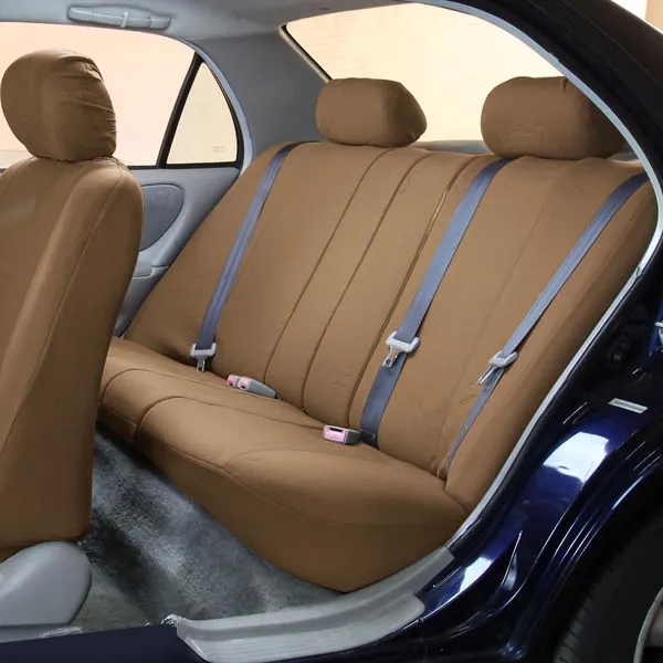 Supreme Cloth Seat Covers - Rear Taupe