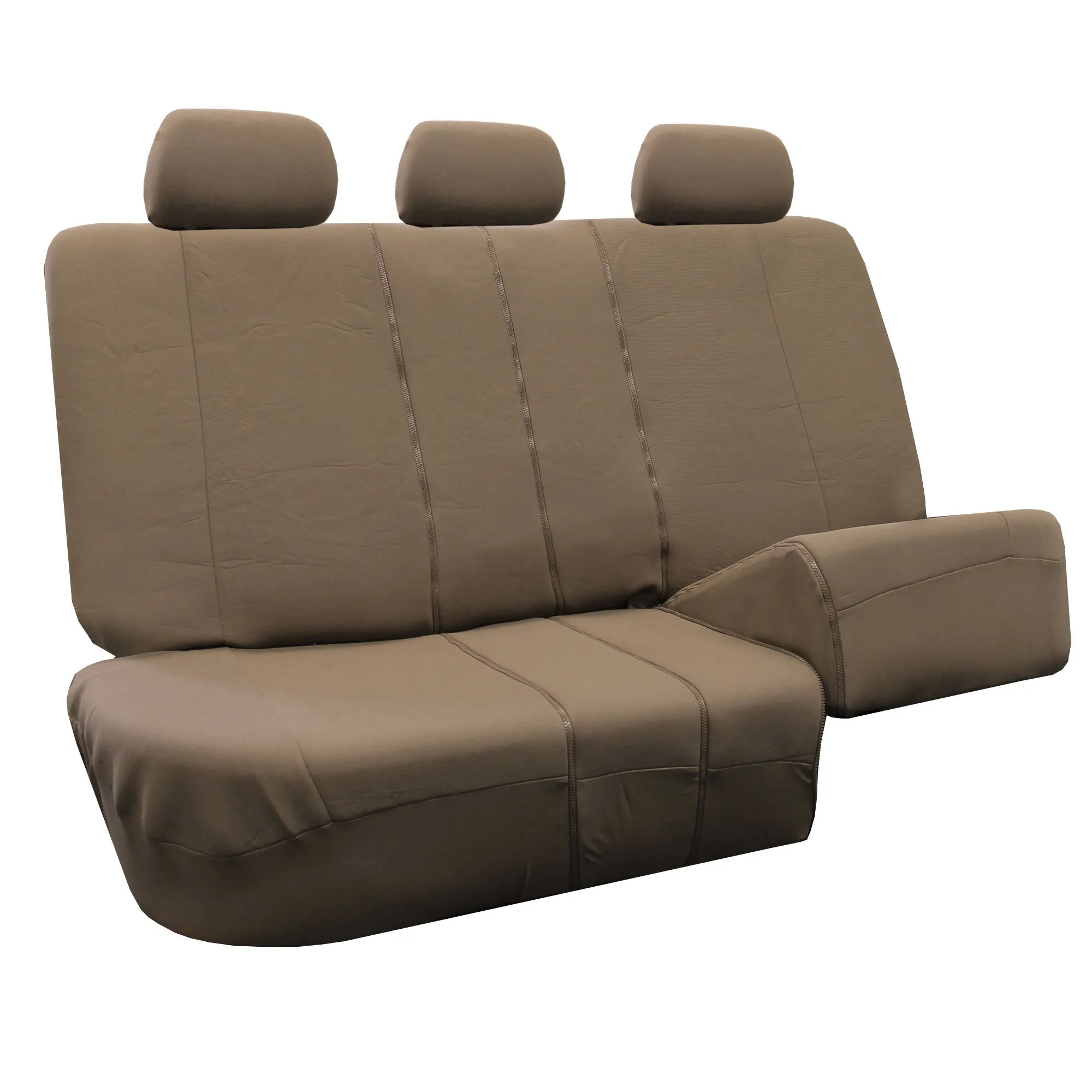 Supreme Cloth Seat Covers - Rear Taupe