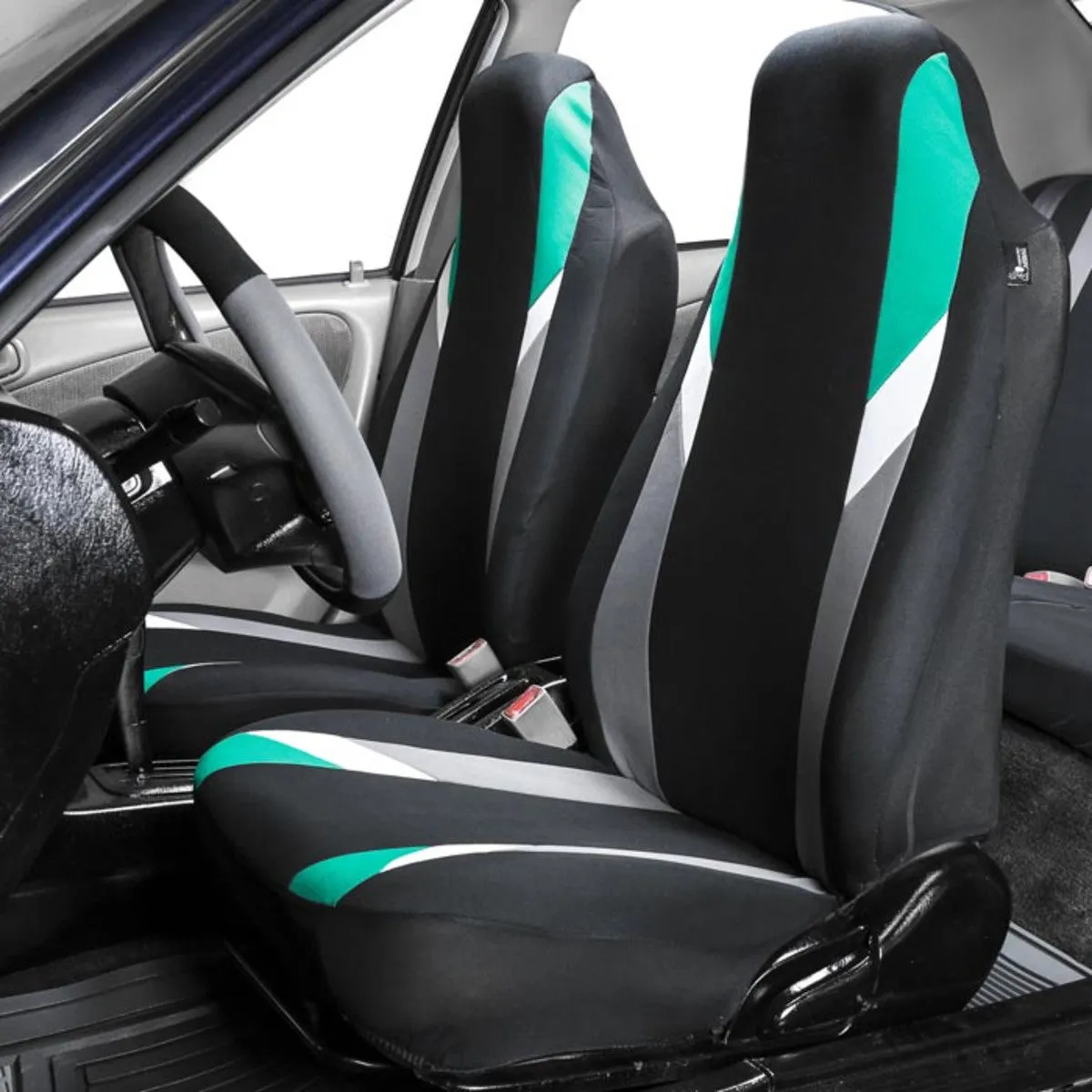 Supreme Modernistic Seat Covers - Front Set Mint
