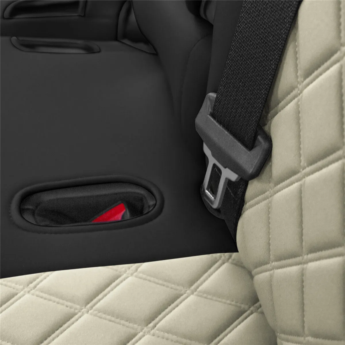 Tesla Model Y 2020 - 2024 - Full Set Seat Covers - Beige Ultraflex Neoprene