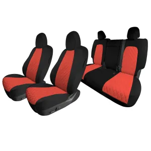Tesla Model Y 2020 - 2024 - Full Set Seat Covers - Red Ultraflex Neoprene