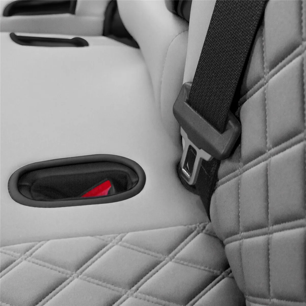 Tesla Model Y 2020 - 2024 - Full Set Seat Covers - Solid Gray Ultraflex Neoprene