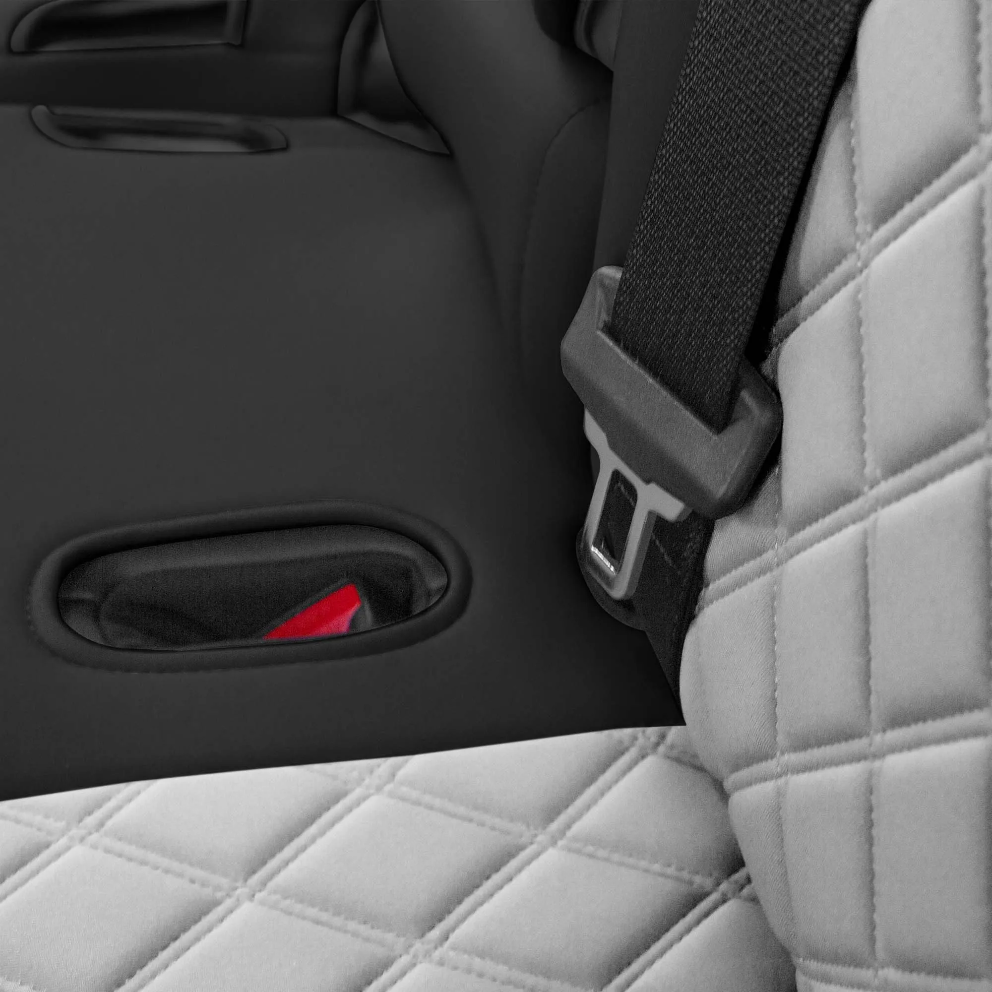 Tesla Model Y 2020 - 2024 - Full Set Seat Covers - White Ultraflex Neoprene