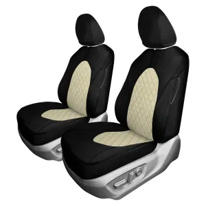 Toyota Camry 2018 - 2024  - Front Set Seat Covers - Beige Ultraflex Neoprene