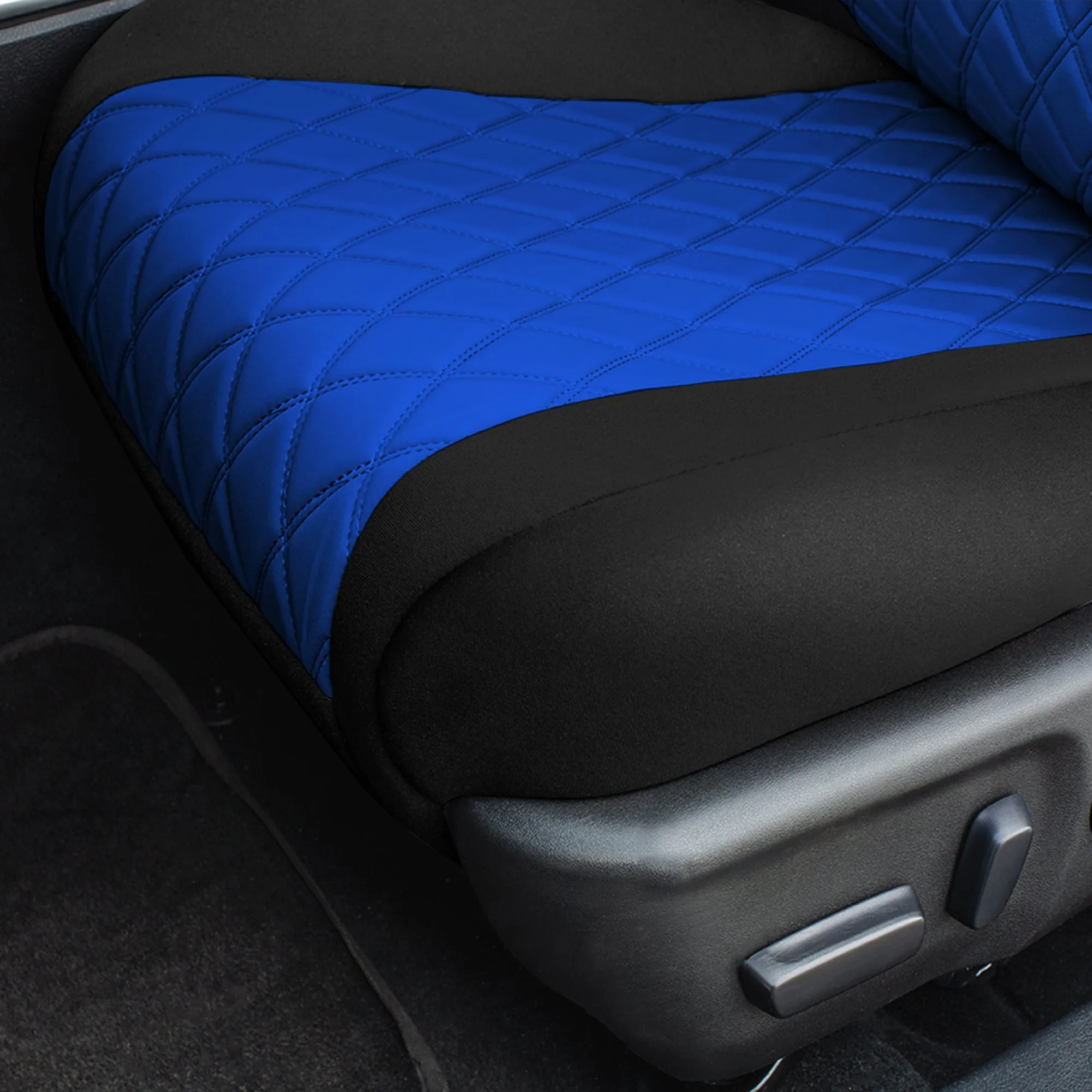 Toyota Camry LE | SE | XSE | XLE  2012-2017 - Full Set Seat Covers - Blue Ultraflex Neoprene