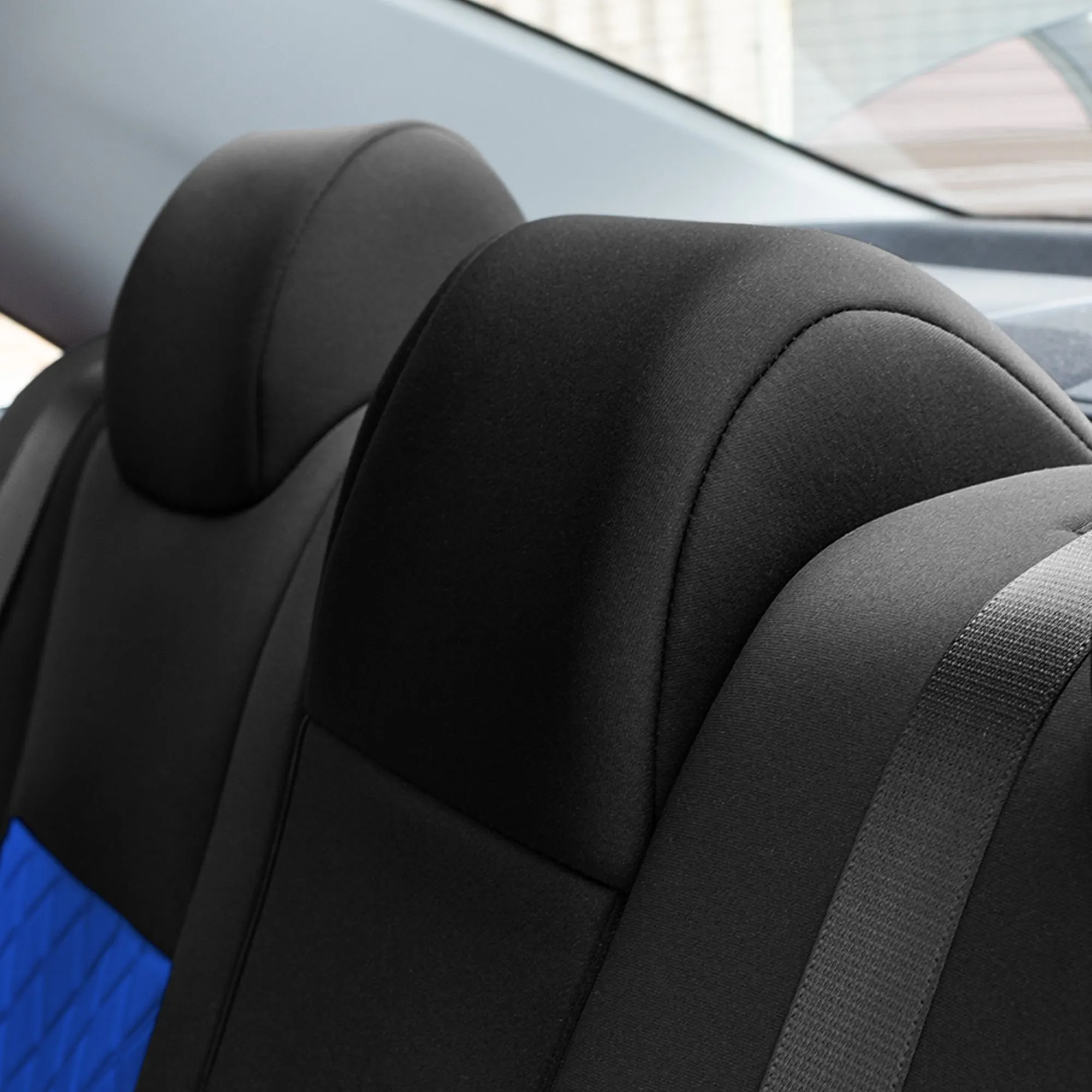Toyota Camry LE | SE | XSE | XLE  2012-2017 - Full Set Seat Covers - Blue Ultraflex Neoprene