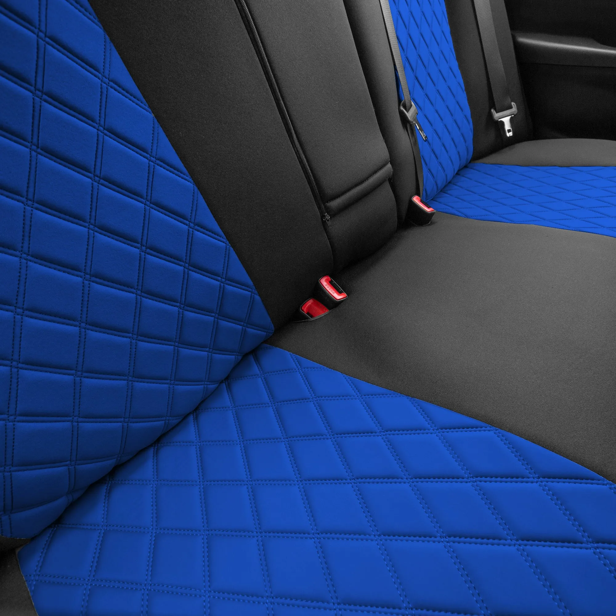 Toyota Camry LE | SE | XSE | XLE  2012-2017 - Full Set Seat Covers - Blue Ultraflex Neoprene