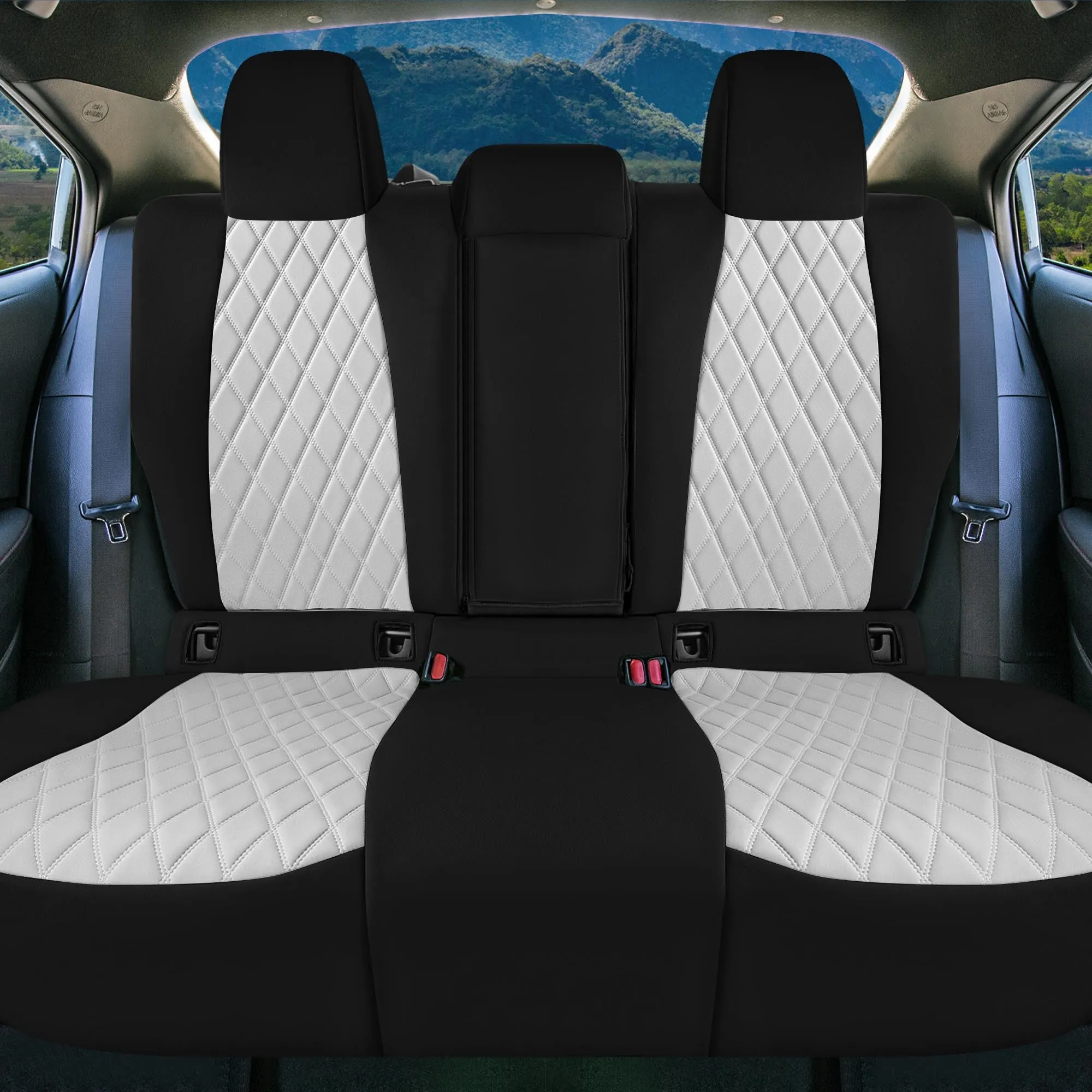 Toyota Corolla - 2020-2024 - Rear Set Seat Covers - Gray Ultraflex Neoprene