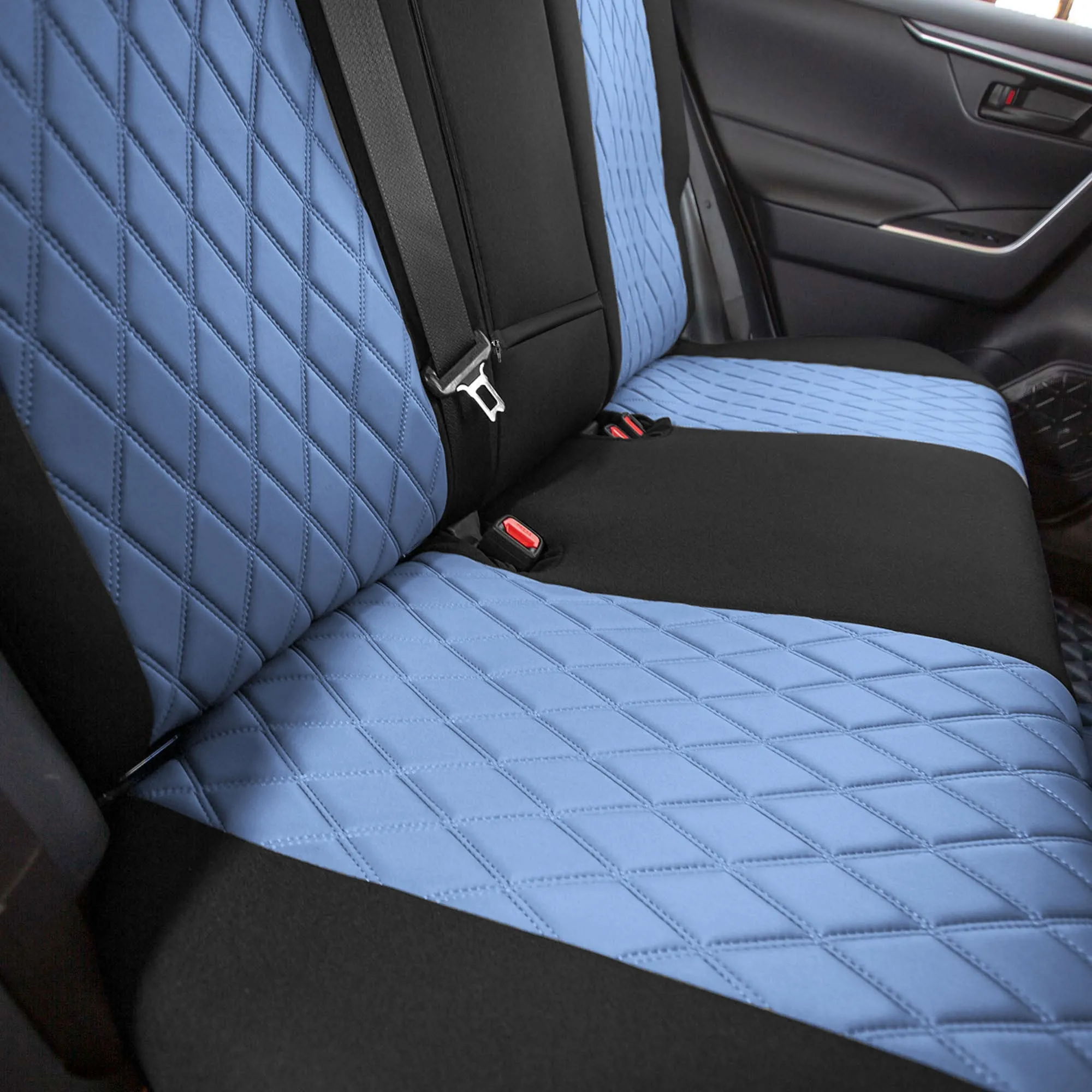 Toyota Rav4 Hybrid | Hybrid Prime 2021-2025  - Full Set Seat Covers - Blue Ultraflex Neoprene