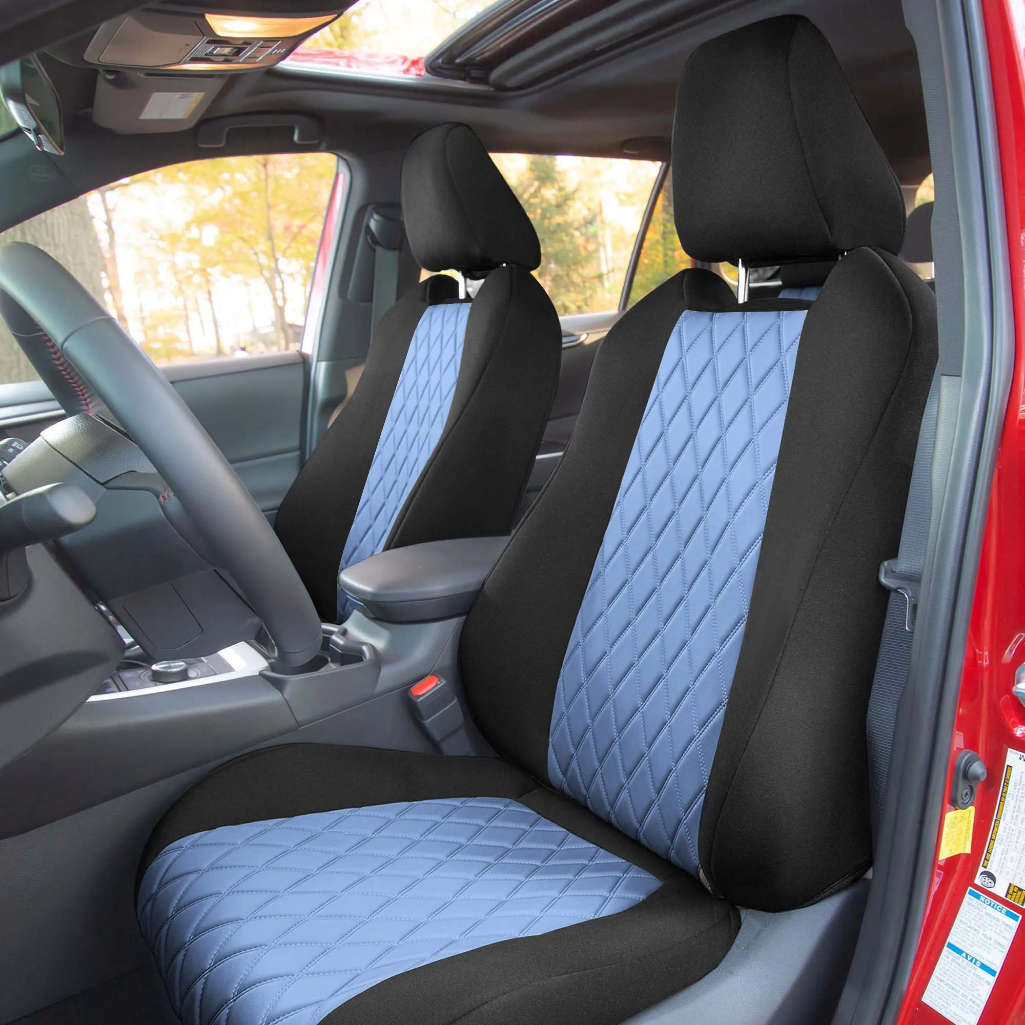 Toyota Rav4 Hybrid | Hybrid Prime 2021-2025  - Full Set Seat Covers - Blue Ultraflex Neoprene
