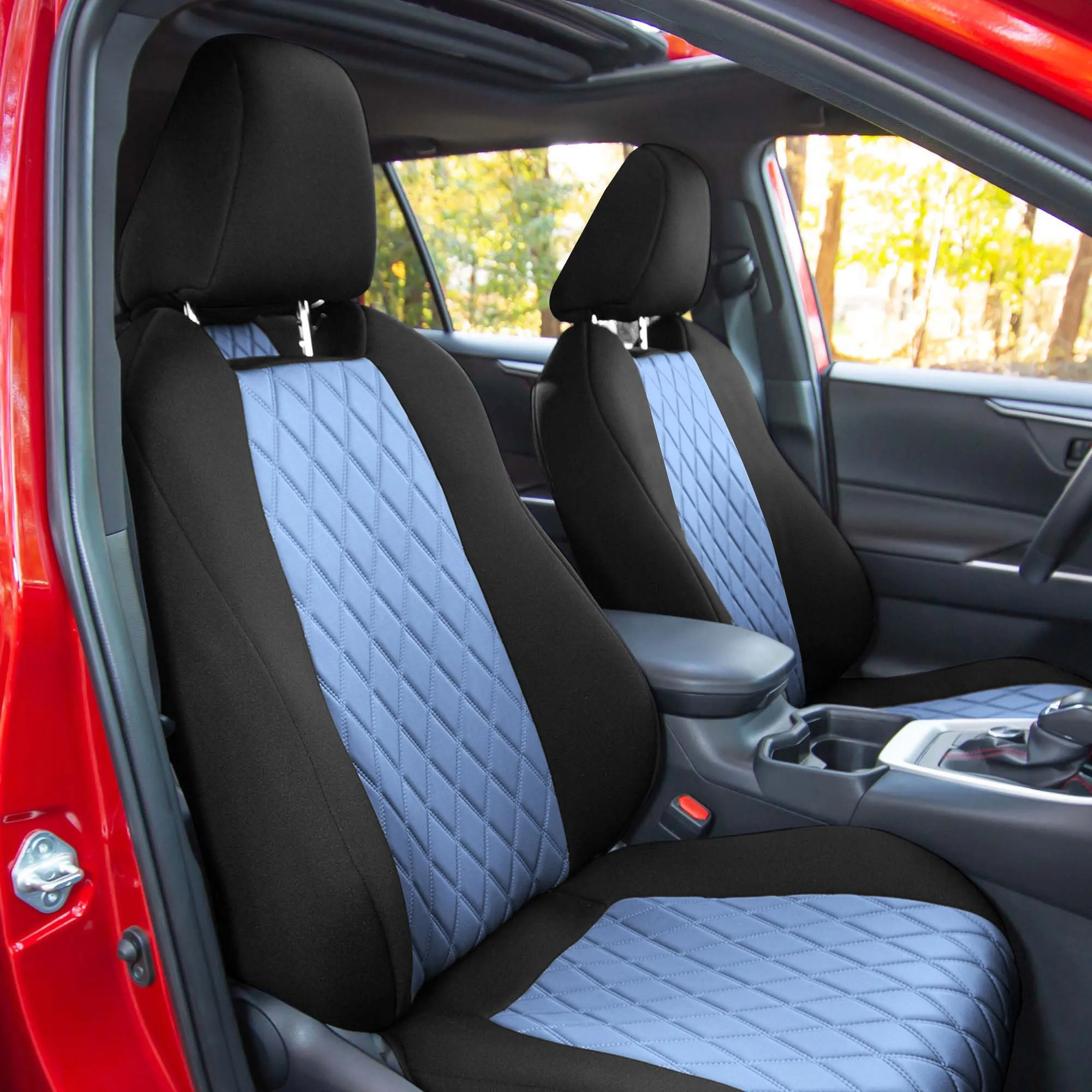 Toyota Rav4 Hybrid | Hybrid Prime 2021-2025  - Full Set Seat Covers - Blue Ultraflex Neoprene
